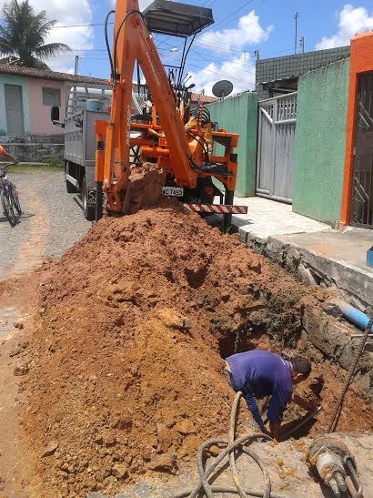 Chuvas provocam buraqueira em ruas do centro da&nbsp;cidade