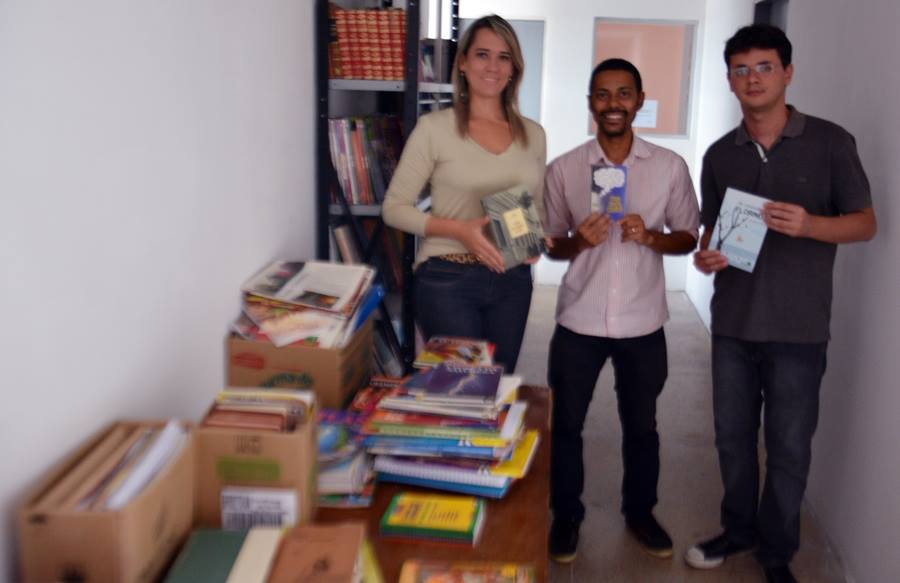 Jornalistas doam livros e revistas para o Centro de Detenção de&nbsp;Macaíba