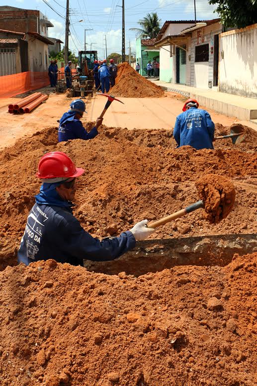 Mais de 400 km de rede coletora já foram instalados em&nbsp;Natal