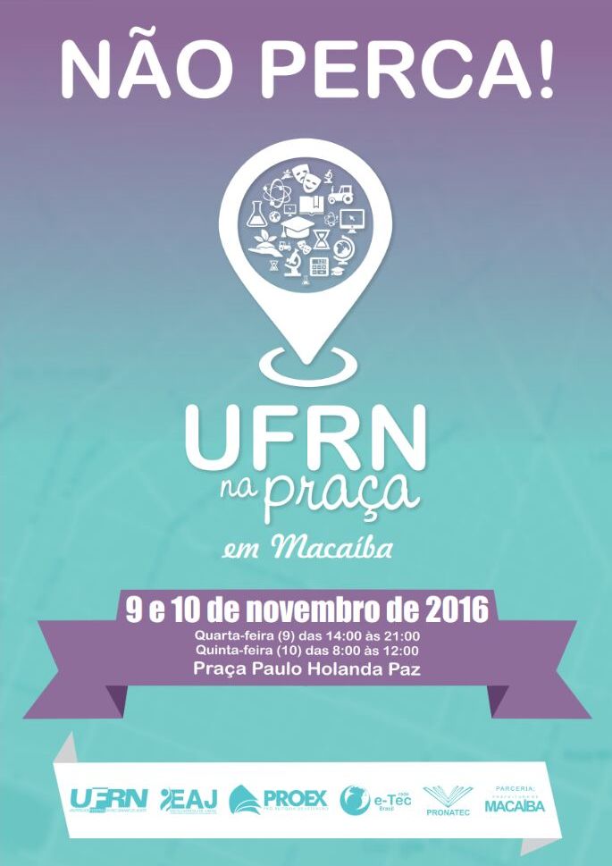 “UFRN na Praça” apresenta projetos de extensão em&nbsp;Macaíba