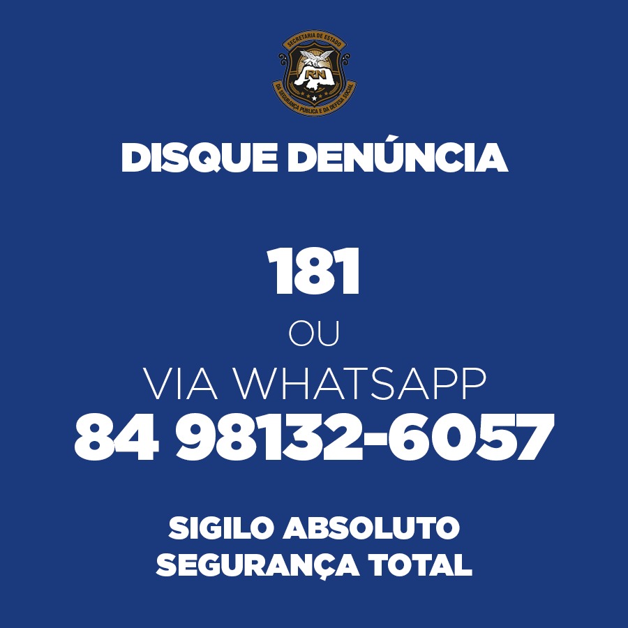 Disque Denúncia da Sesed ganha novo número de&nbsp;WhatsApp