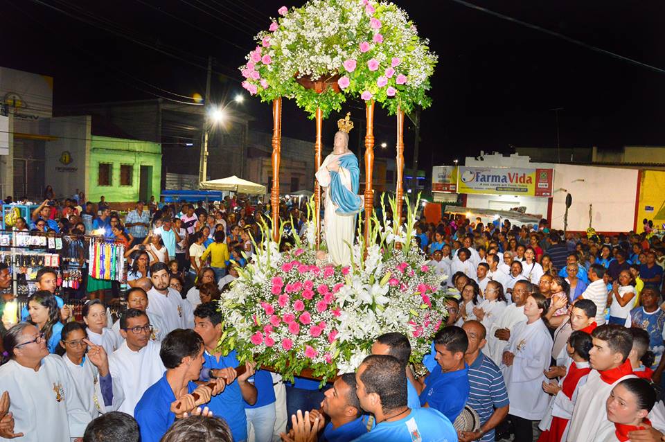 Procissão e missa encerram celebrações à Nossa Senhora da Conceição, padroeira de&nbsp;Macaíba
