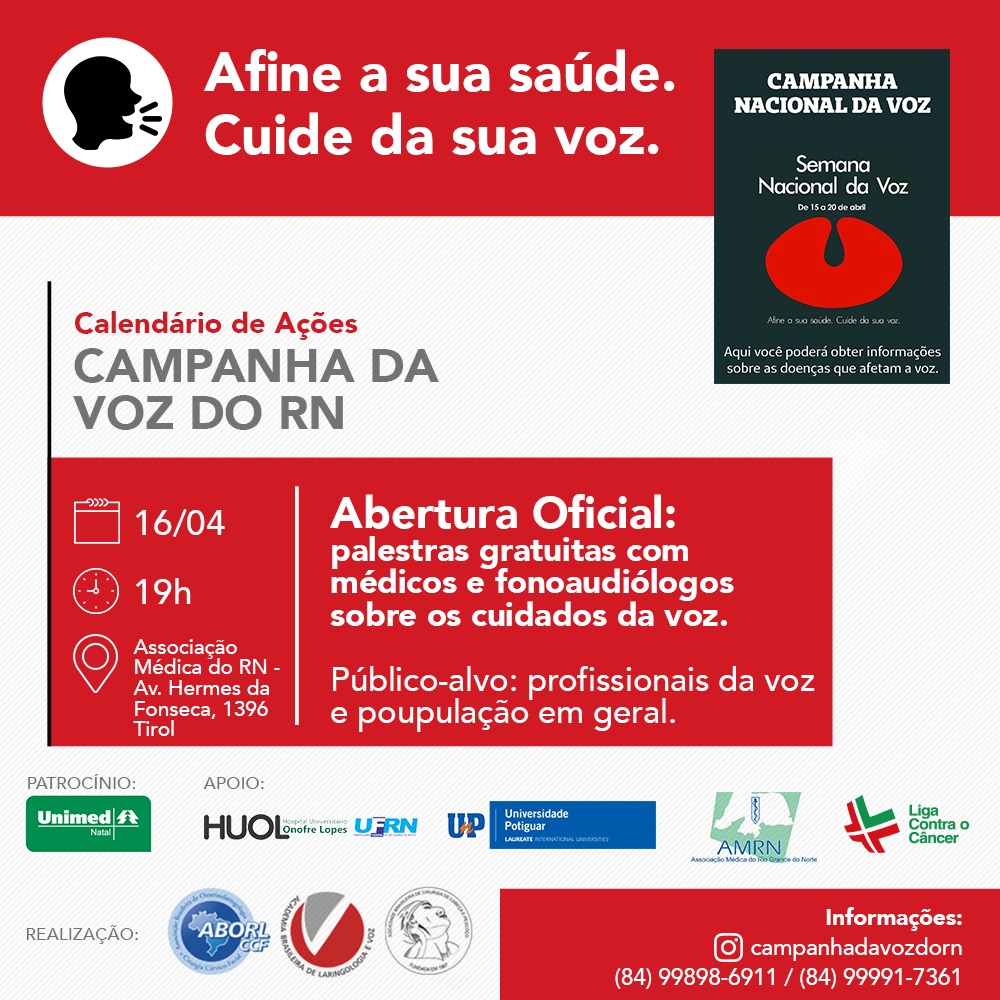 “Campanha da Voz do RN” começa neste domingo em&nbsp;Natal