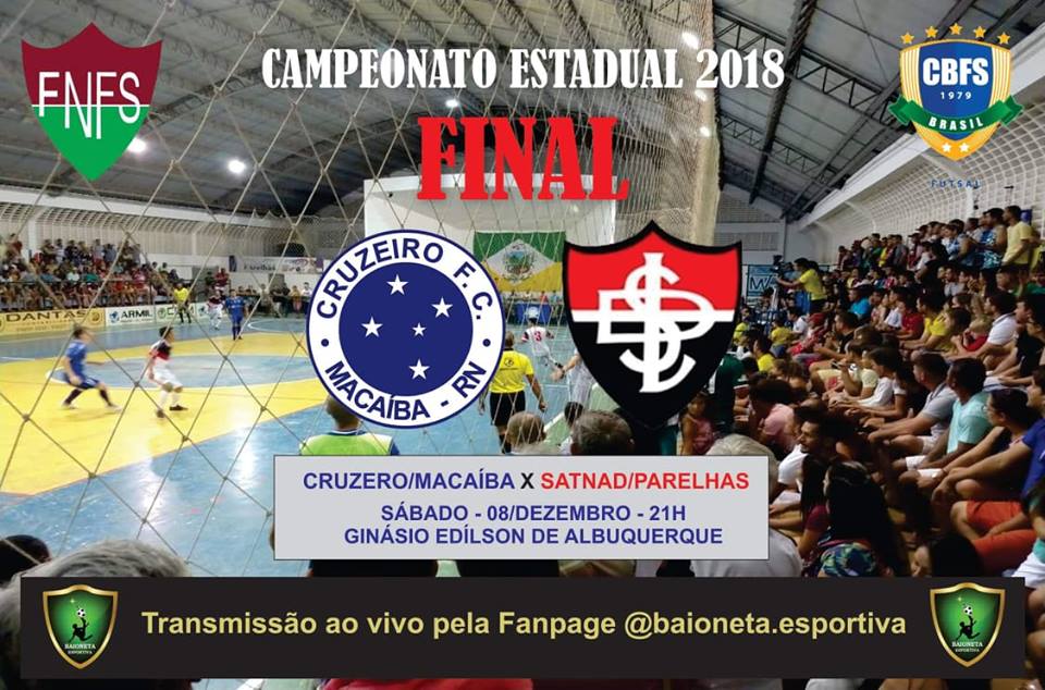 Cruzeiro X Satnad: jogo decisivo do futsal neste sábado no Ginásio Edílson&nbsp;Albuquerque