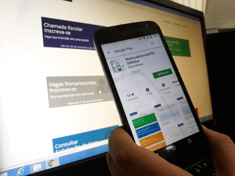 Rede Estadual de Ensino: estudante pode realizar matrícula direto do seu&nbsp;Smartphone