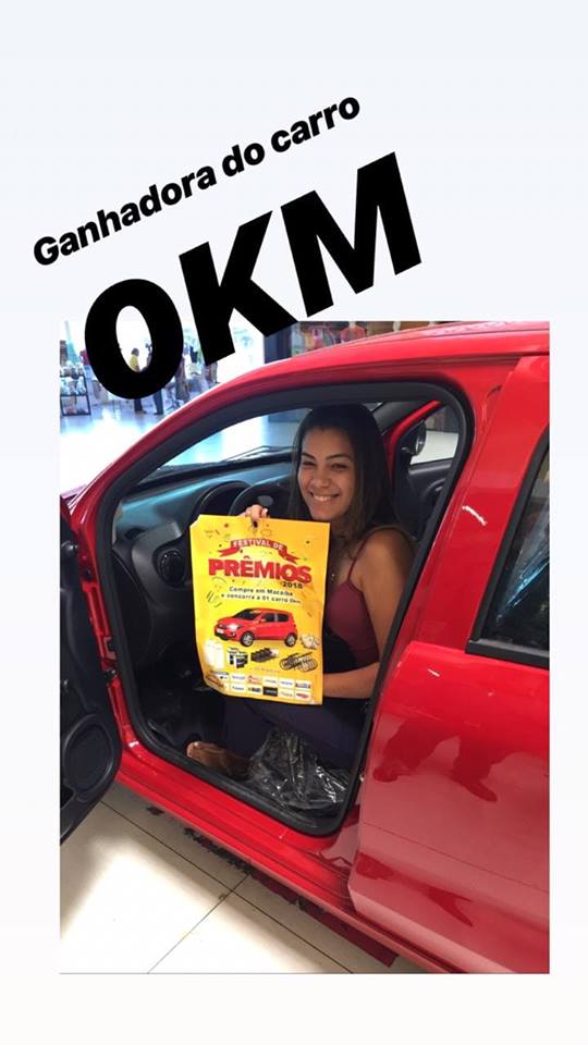 Presente jamais sonhado: Estudante ganha carro zero km do Festival de Prêmio da Casa do Empresário de&nbsp;Macaíba