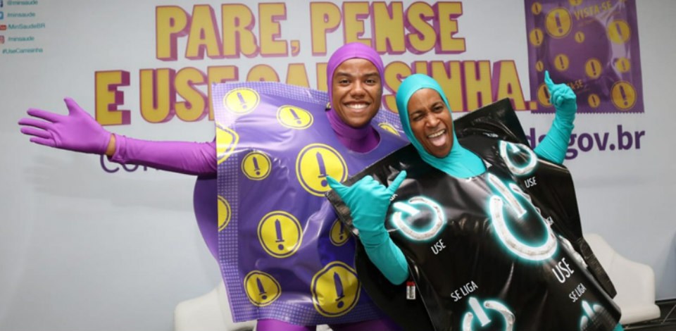 Ministério da Saúde lança campanha de conscientização sobre uso do preservativo no&nbsp;carnaval