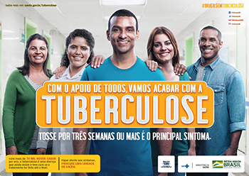 Campanha publicitária chama atenção para importância de observar sintomas da&nbsp;tuberculose