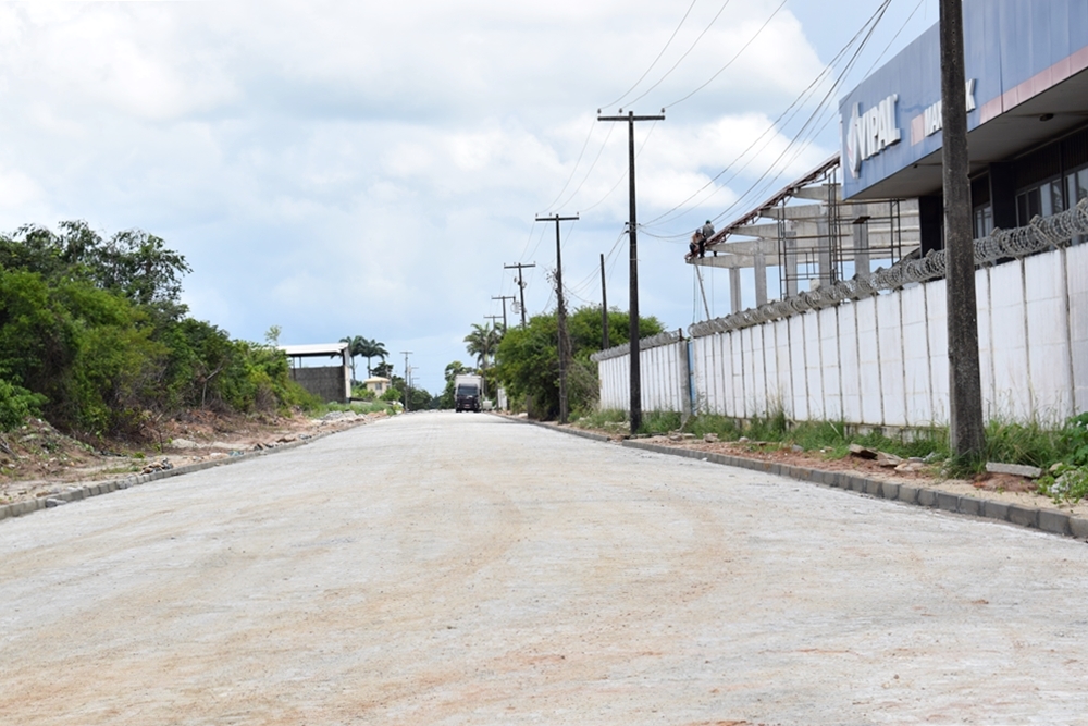 Macaíba: inaugurada importante obra de pavimentação no polo industrial do&nbsp;município