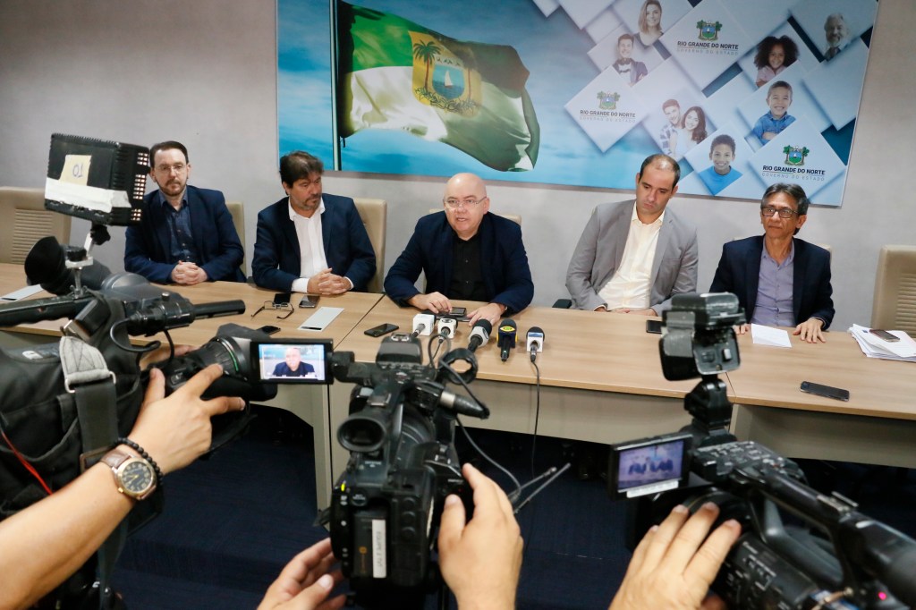 Proposta de reforma da previdência estadual apresentada para&nbsp;imprensa