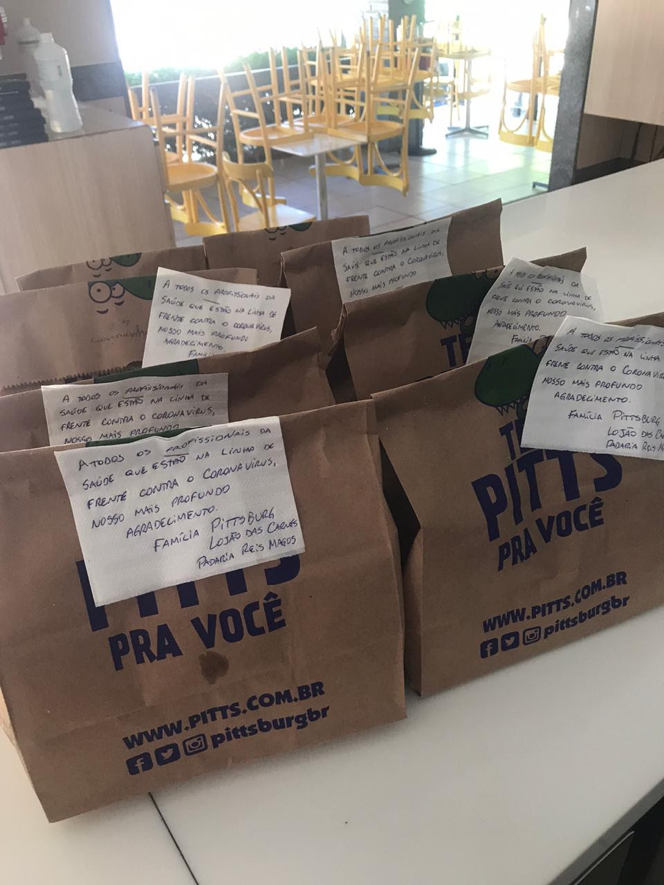 Empresas potiguares entregam lanches a profissionais de saúde em atuação contra a&nbsp;Covid-19