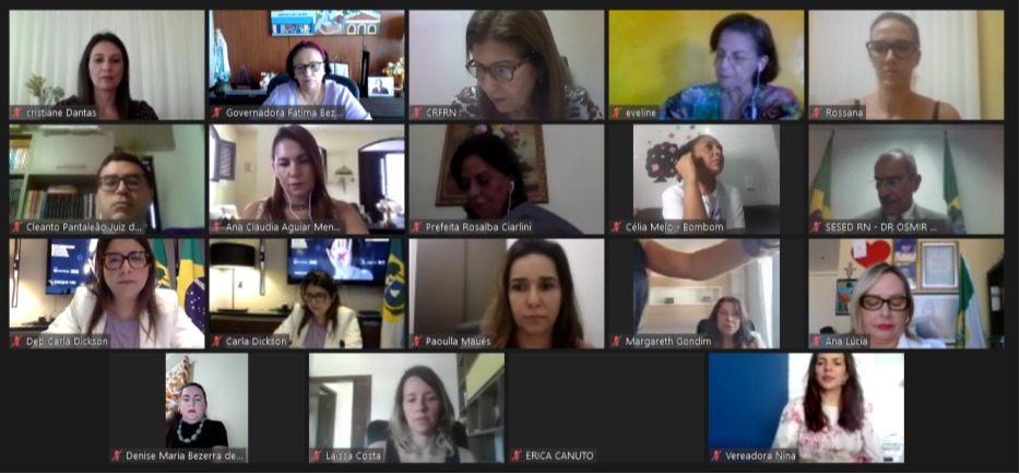 Sinal Vermelho: governadora participa do lançamento de campanha contra violência&nbsp;doméstica