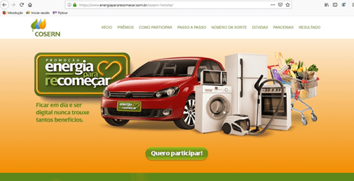 COSERN PREMIA CLIENTES COM CONTAS EM DIA COM R$ 100&nbsp;MIL