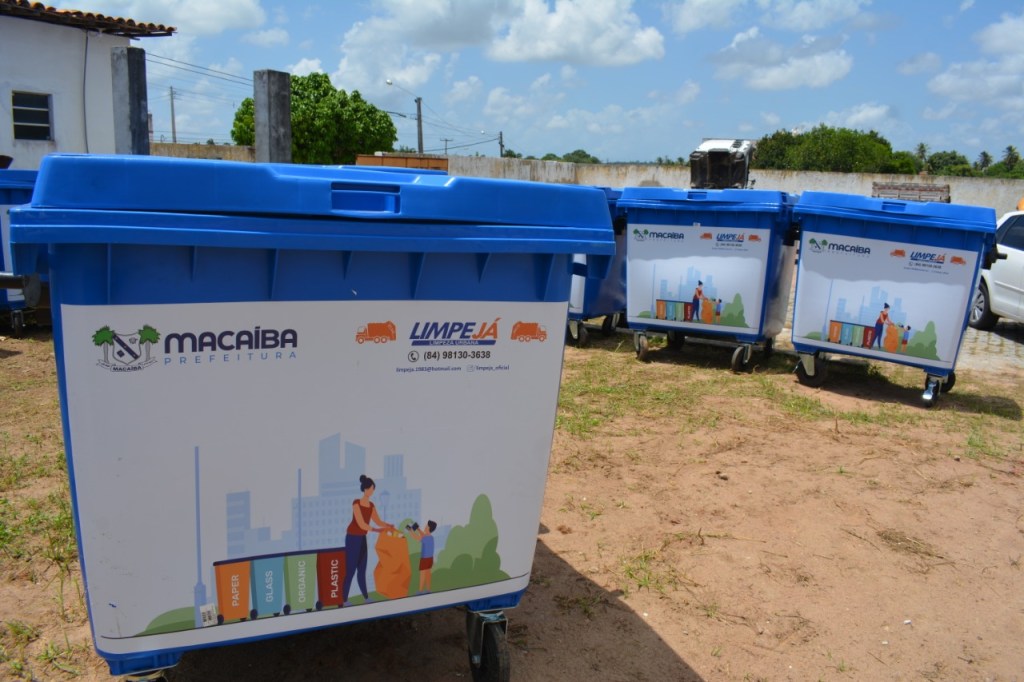Macaíba vai contar com coleta mecanizada de lixo doméstico; serviço terá 20&nbsp;containers