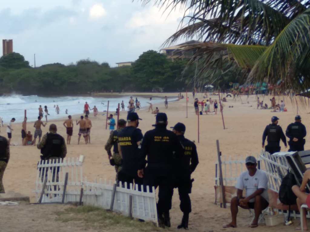 Fim de semana é marcado com aglomerações nas praias de&nbsp;Natal