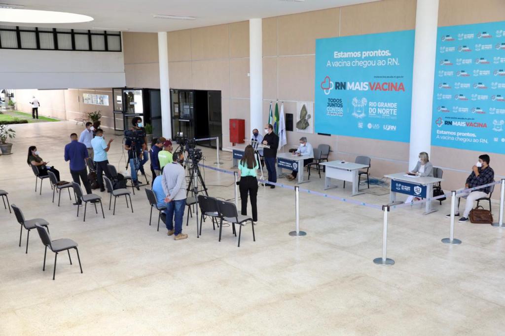 Vacinação dos profissionais da educação no RN inicia com 25 mil&nbsp;doses