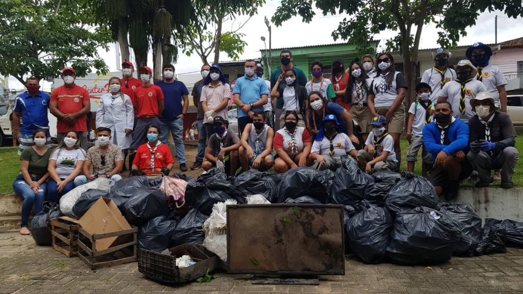 Macaíba realiza mutirão de limpeza na área urbana do Rio Jundiaí; ação retira mais de meia tonelada de&nbsp;lixo