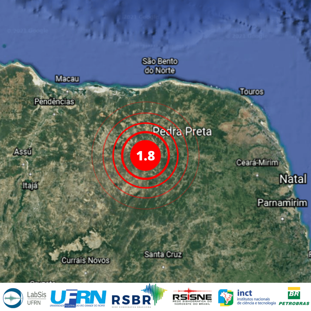 Novo tremor de terra é registrado no Rio Grande do Norte; estado teve 7 sismos em&nbsp;junho