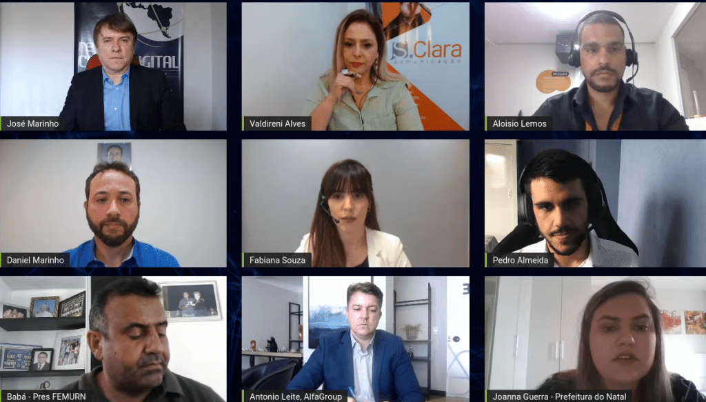 Prefeituras trocam experiências tecnológicas no Webinar das Cidades Digitais da Região de&nbsp;Natal