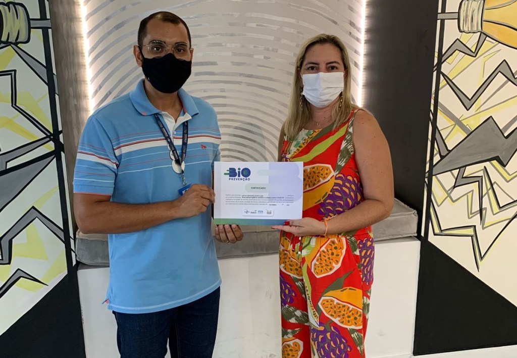 Boas práticas: Escolas da rede municipal de ensino de Macaíba recebem Certificado de Bio Prevenção para a&nbsp;Covid-19