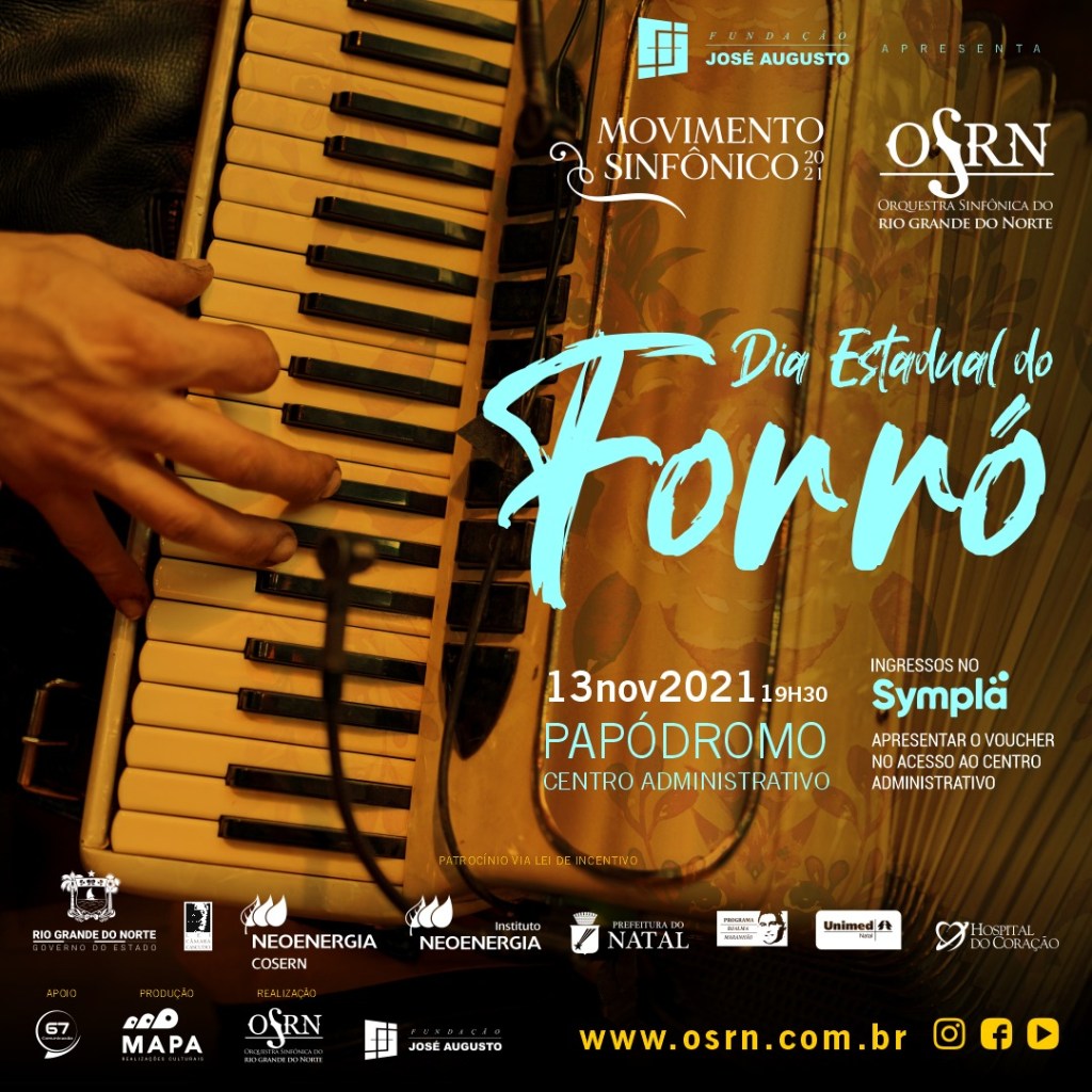 No sábado, “Dia Estadual do Forró”, Orquestra Sinfônica do RN realiza concerto com músicas de Elino&nbsp;Julião