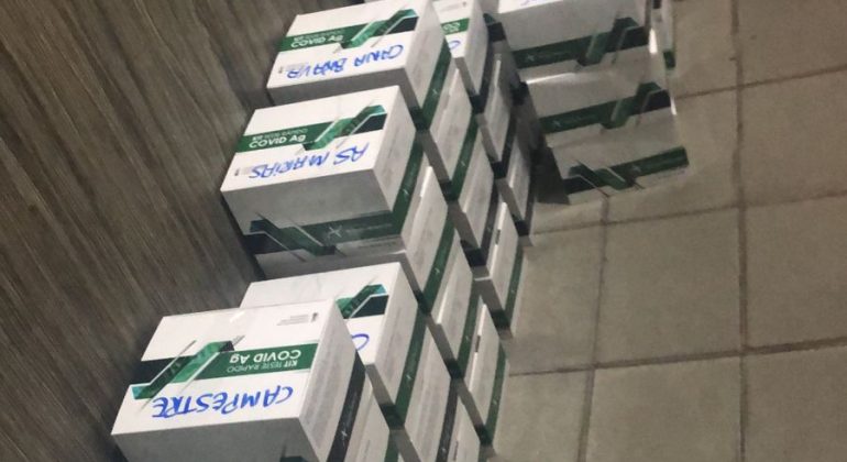 Secretaria de Saúde recebe 6 mil testes swab rápidos de Covid-19; para realizar exame, basta procurar uma das&nbsp;UBSs