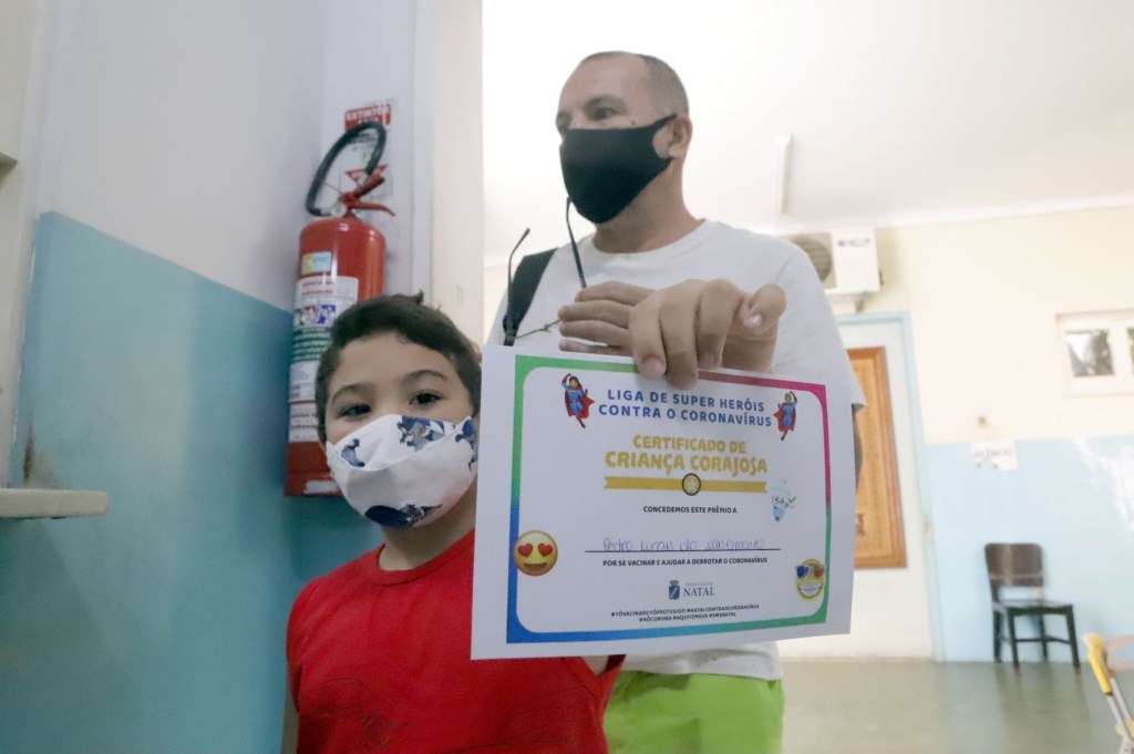 Natal reforça importância da vacinação infantil contra a Covid-19; Cerca de 36% receberam ao menos uma dose da&nbsp;vacina