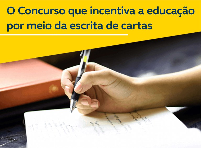Inscrições para Concurso Internacional Redação de Cartas 2022 terminam dia&nbsp;18
