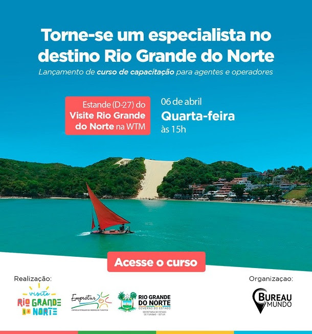 Turismo: Rio Grande do Norte lança plataforma online de capacitação do destino 