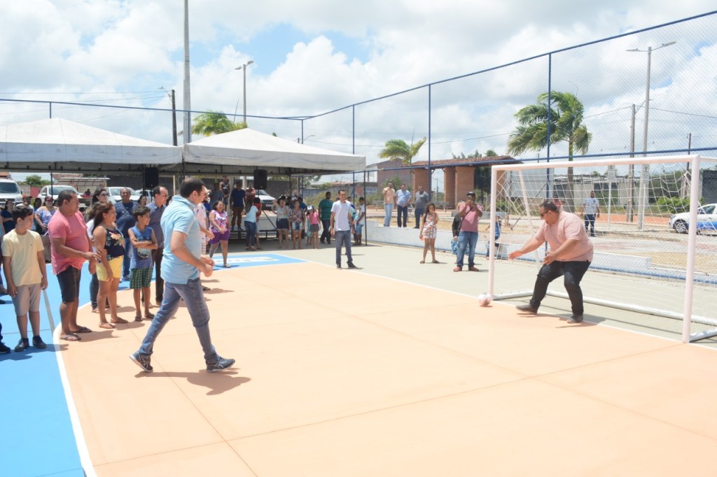 Zona Rural: prefeito Emídio Júnior inaugura três quadras poliesportivas durante fim de&nbsp;semana