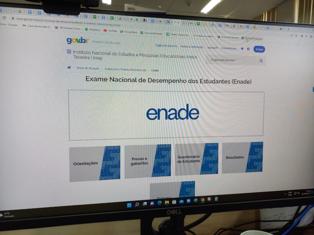 Provas do Enade serão aplicadas no dia 27 de novembro; estudantes formandos de 26 cursos farão o exame&nbsp;obrigatório