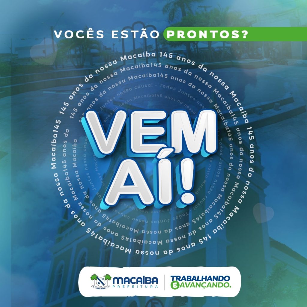 Macaíba celebra aniversário dos 145 anos da cidade com festas em praça pública; programação inclui a Semana Literária,&nbsp;veja