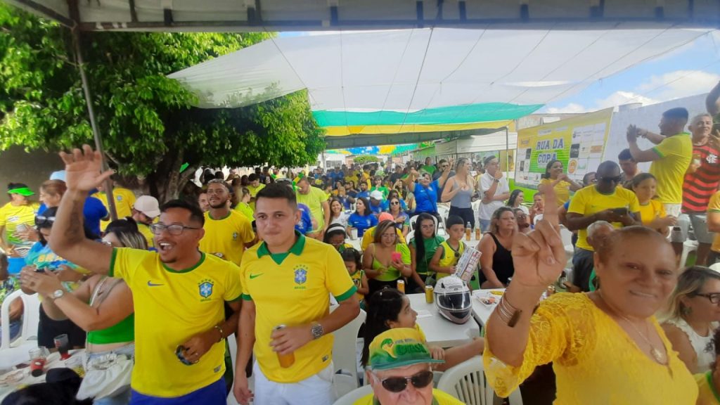 Macaíba vira atração nacional durante jogos da seleção brasileira na Copa do Mundo; rua Amélia Mesquita ganha cores, artes e destaque na&nbsp;mídia