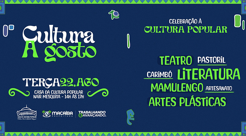 Macaíba realiza celebração à Cultura Popular com diversas expressões artísticas nesta terça (22); evento começa às&nbsp;14h