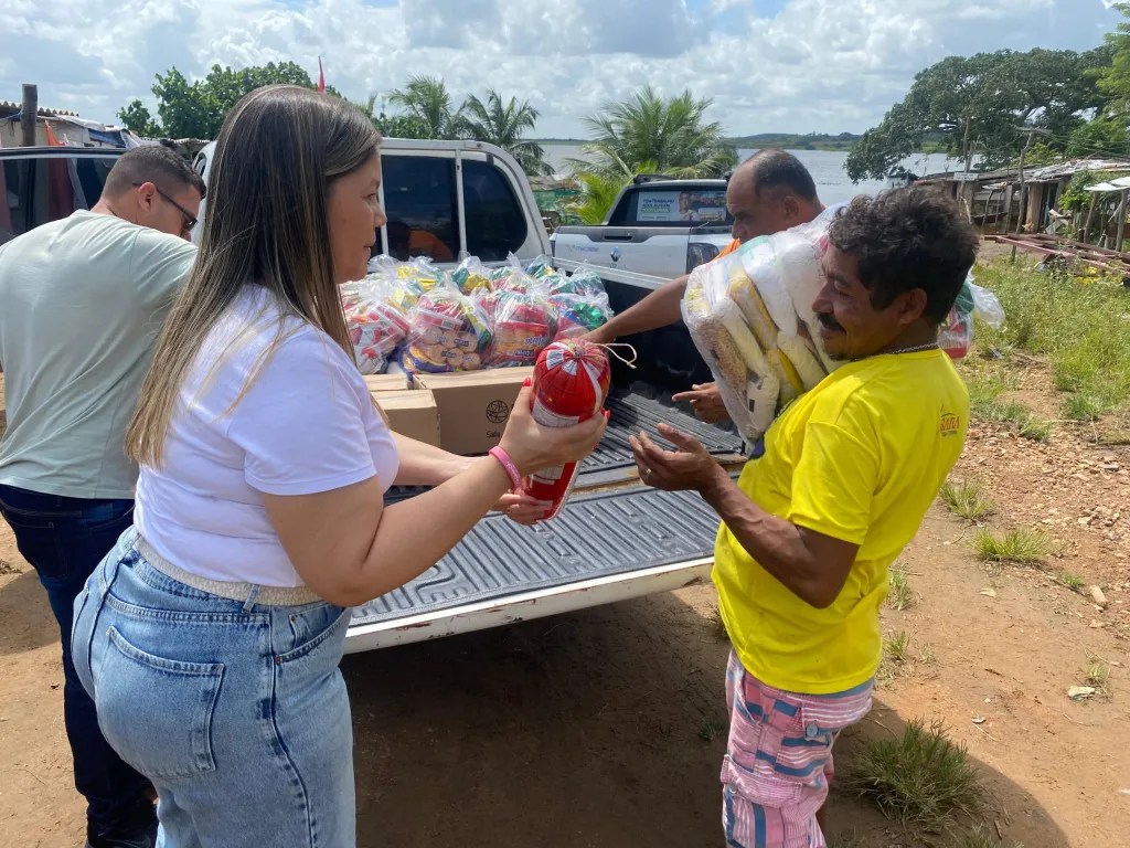Macaíba: Famílias atingidas pelas chuvas em Betúlia recebem cestas básicas; ação ocorreu na manhã de&nbsp;terça-feira(25)