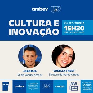 Inscrições gratuitas para bate-papo com líderes da Ambev terminam domingo&nbsp;(30)