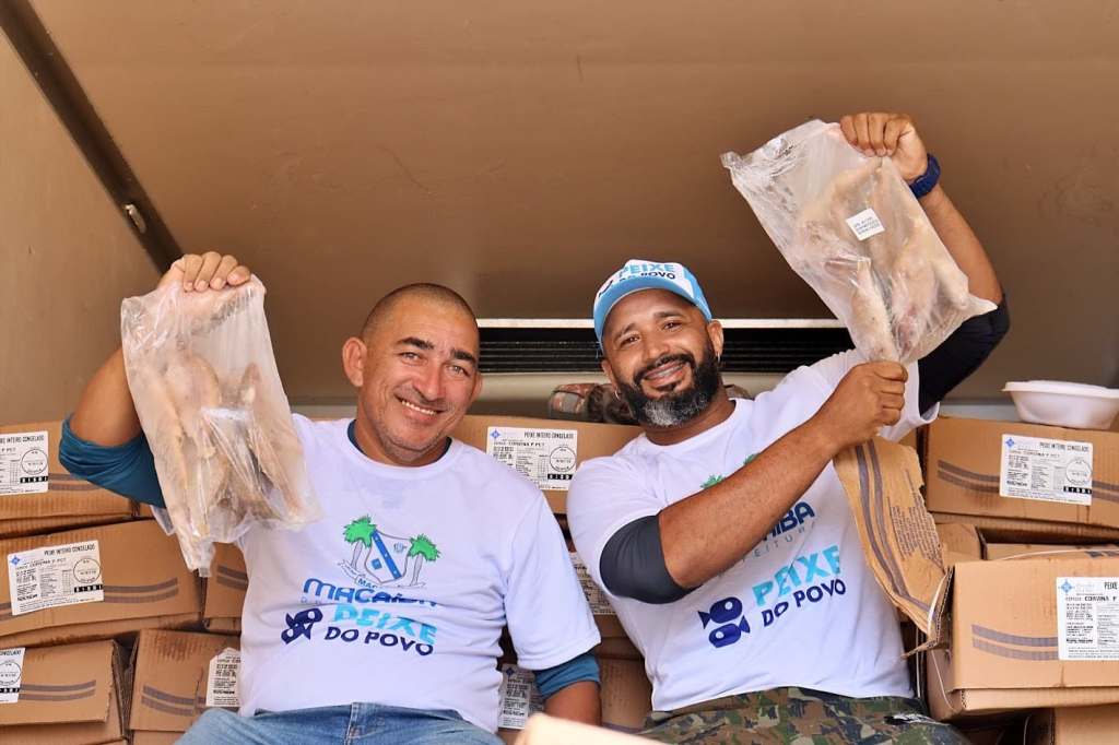 Semana Santa: Macaíba inicia distribuição de 55 toneladas de peixes nesta terça (15); cada família recebe dois quilos de&nbsp;pescado
