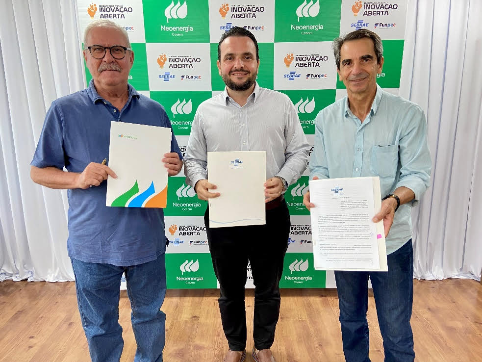 Neoenergia Cosern e Sebrae assinam protocolo de intenções para aceleração de startups no&nbsp;RN