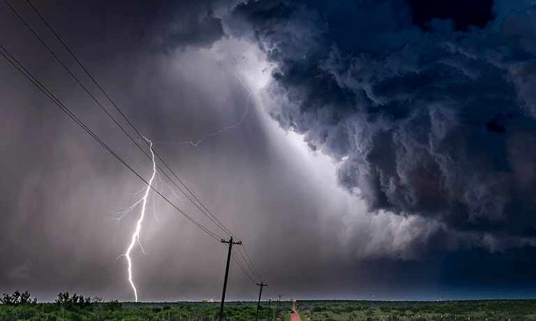Cidades do Oeste e Seridó lideram incidência de raios em 2025 no Rio Grande do&nbsp;Norte