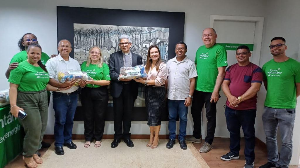 Mais de 5 toneladas de alimentos são doadas por voluntários da Cosern a 16 instituições; Abrigo Deus e Caridade, em Macaíba, é uma&nbsp;delas
